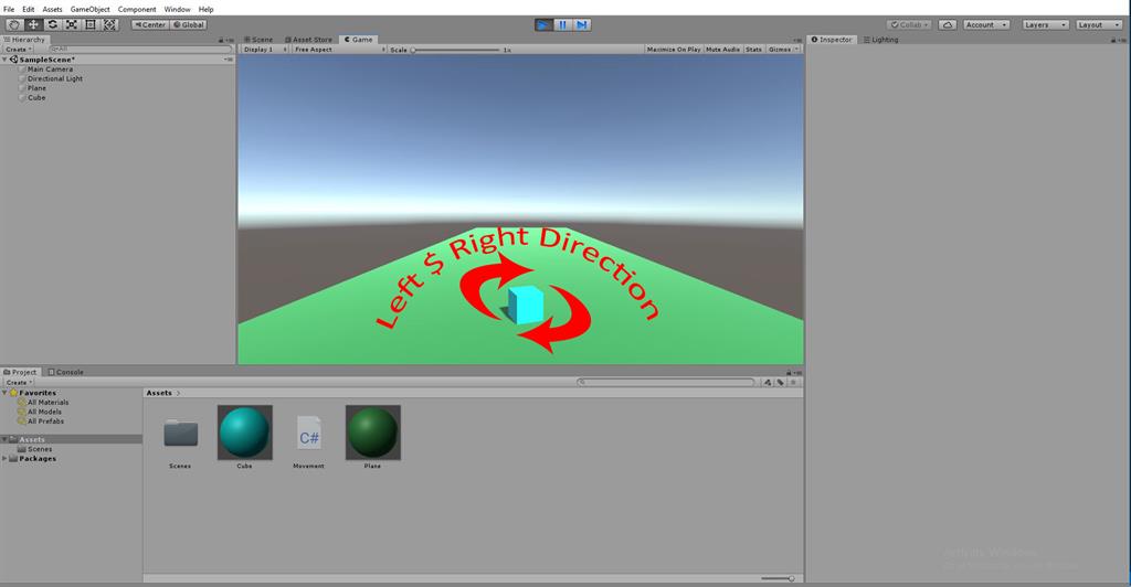 Transforming Objects Movement Using C# Scripts In Unity